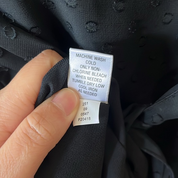 NWT Alice Temperley for Target Black Swiss Dot Ruffle Dress 5 - Picture 10 of 14